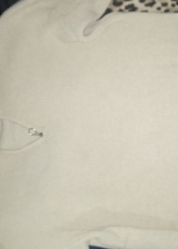 Chanel Ekru Kapusonlu Rahat Sweatshirt