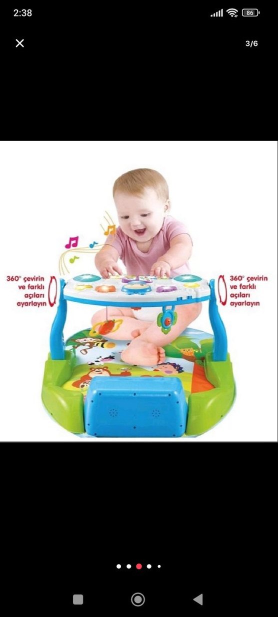 5i 1 arada piyanolu Oyun Halısı - Görsel 3