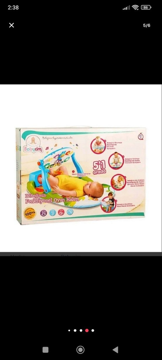 5i 1 arada piyanolu Oyun Halısı - Görsel 5