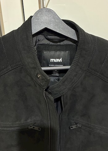 Siyah Süet Erkek Biker Ceket - Görsel 2