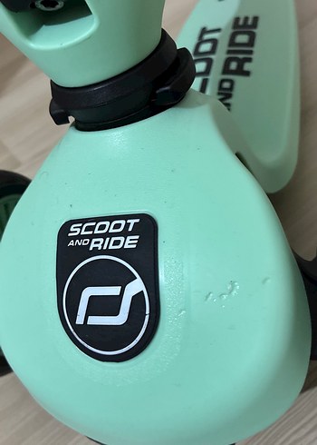 Pastel Yeşil Çocuk Scooterı - Görsel 3