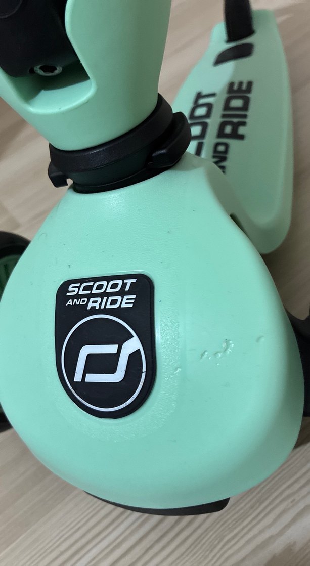 Pastel Yeşil Çocuk Scooterı - Görsel 3