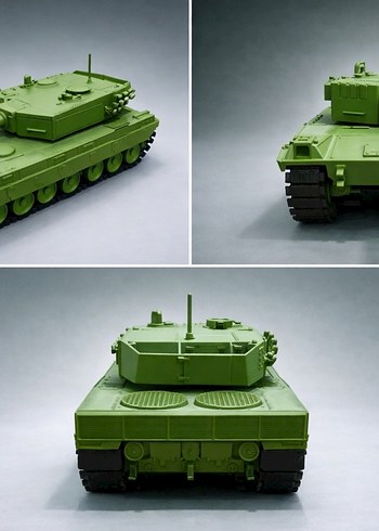 3D Leopard Askeri Tank - Görsel 2