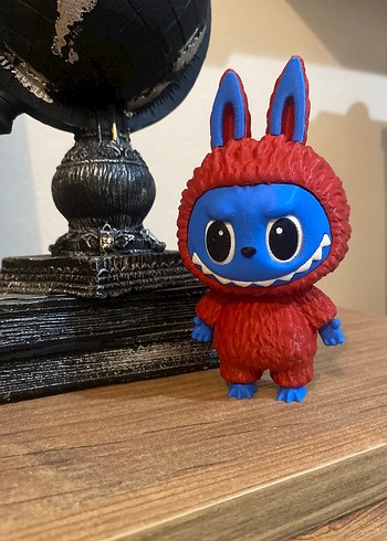 3D Labubu Figürleri (Red - Blue)