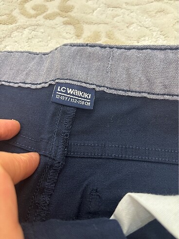 LC Waikiki Etiketli keten okul pantolonu