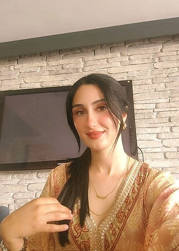 Bej Bohem Etnik Desenli Uzun Henna Elbise - Görsel 2