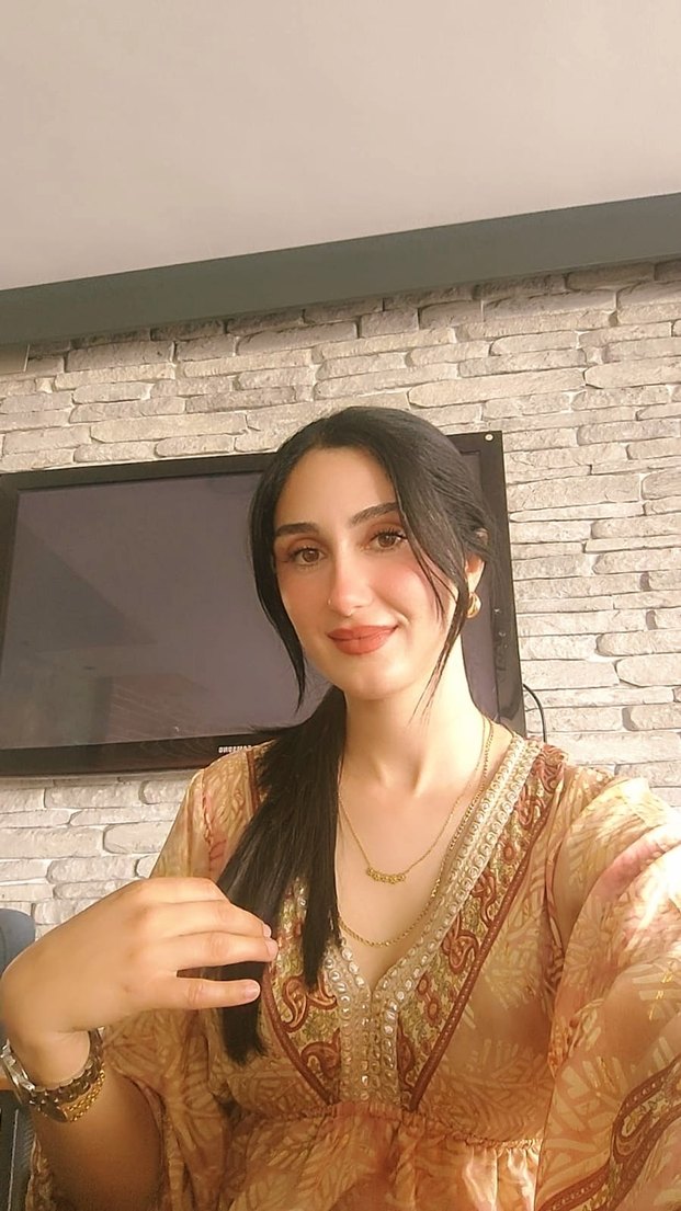 Bej Bohem Etnik Desenli Uzun Henna Elbise - Görsel 2