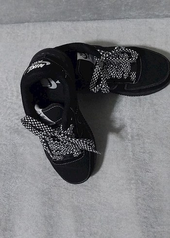 Siyah Bağcıklı Platform Topuklu Kadın Spor Ayakkabı orijinal - Görsel 6