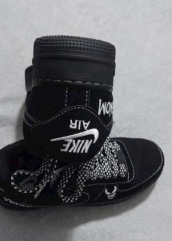 Siyah Bağcıklı Platform Topuklu Kadın Spor Ayakkabı orijinal - Görsel 3