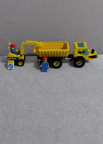 Sarı Lego İş Makineleri Seti 6581 1996 yılı koleksiyonluk - Görsel 5