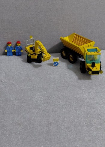 Sarı Lego İş Makineleri Seti 6581 1996 yılı koleksiyonluk - Görsel 7