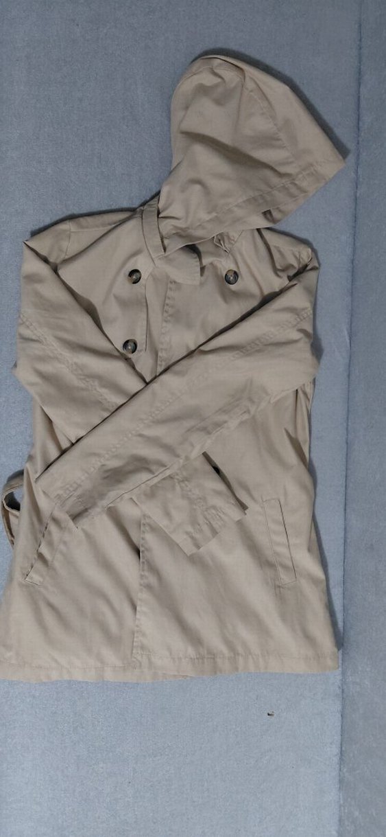 Bej Düğmeli Midi 11/12 yaş LCW Trençkot - Görsel 3