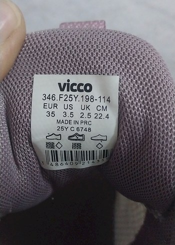 orijinal vicco Çocuk Bej Cırtlı Spor Ayakkabı - Görsel 7