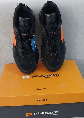 Siyah Bağcıklı Erkek Spor Ayakkabı 44 numara orijinal - Görsel 2
