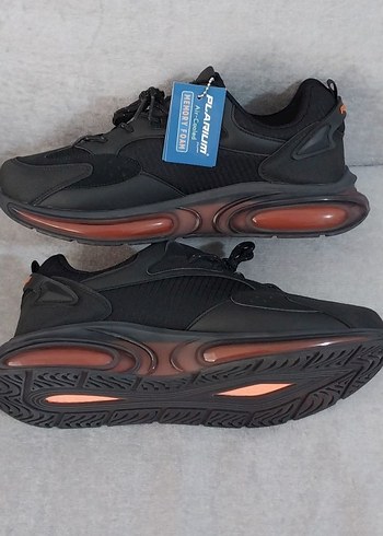 Siyah Bağcıklı Erkek Spor Ayakkabı 44 numara orijinal - Görsel 3