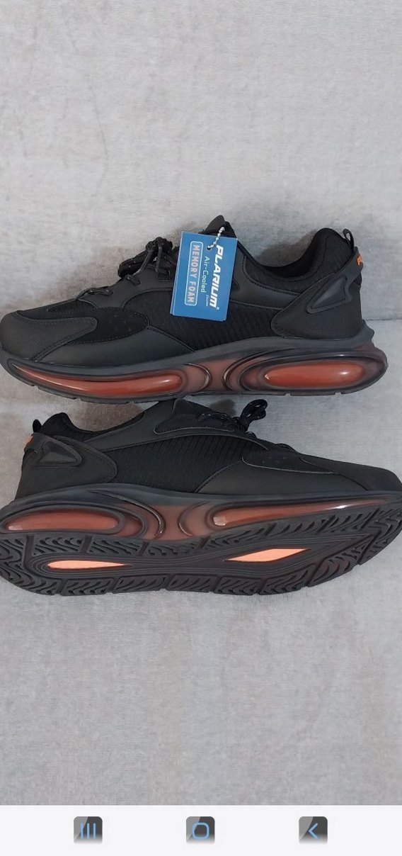 Siyah Bağcıklı Erkek Spor Ayakkabı 44 numara orijinal - Görsel 3