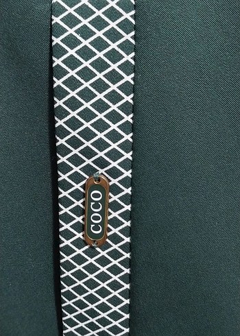 Uzun Kollu Yeşil Kadın tesettür abiye - Görsel 3