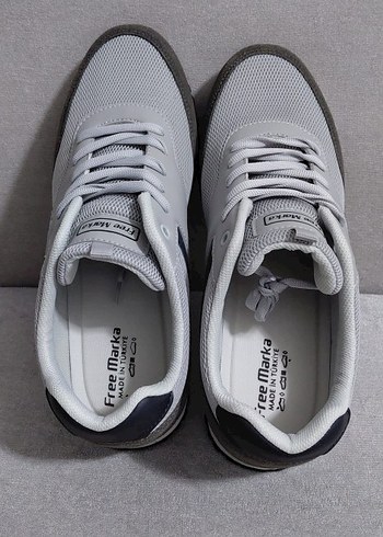 Gri Erkek Spor Ayakkabı Bağcıklı Model 43 numara - Görsel 3