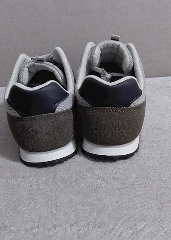 Gri Erkek Spor Ayakkabı Bağcıklı Model 43 numara - Görsel 4