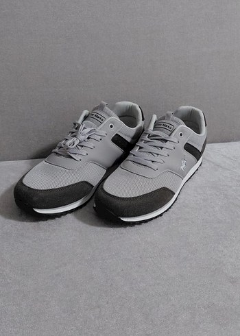 Gri Erkek Spor Ayakkabı Bağcıklı Model 43 numara - Görsel 5