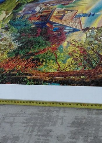 Renkli Doğa Temalı çerçeveli 4000 parça Puzzle - Görsel 6