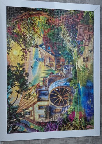 Renkli Doğa Temalı çerçeveli 4000 parça Puzzle - Görsel 8