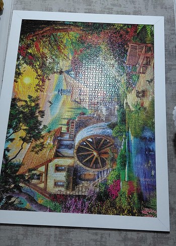 Renkli Doğa Temalı çerçeveli 4000 parça Puzzle - Görsel 10