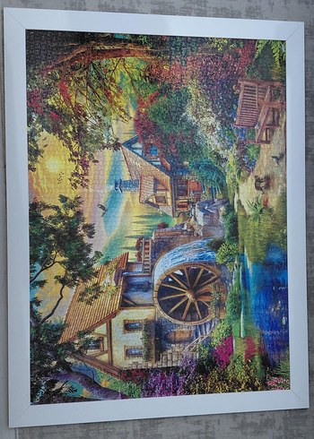 Renkli Doğa Temalı çerçeveli 4000 parça Puzzle - Görsel 4
