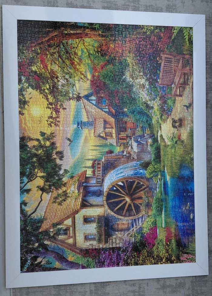 Renkli Doğa Temalı çerçeveli 4000 parça Puzzle - Görsel 4