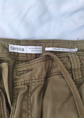 Bershka Haki Kargo Pantolon