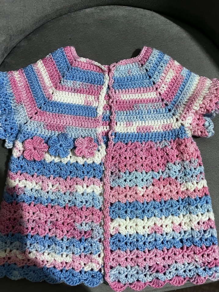 Kız Çocuk Bohem Örgü Hırka - Görsel 2