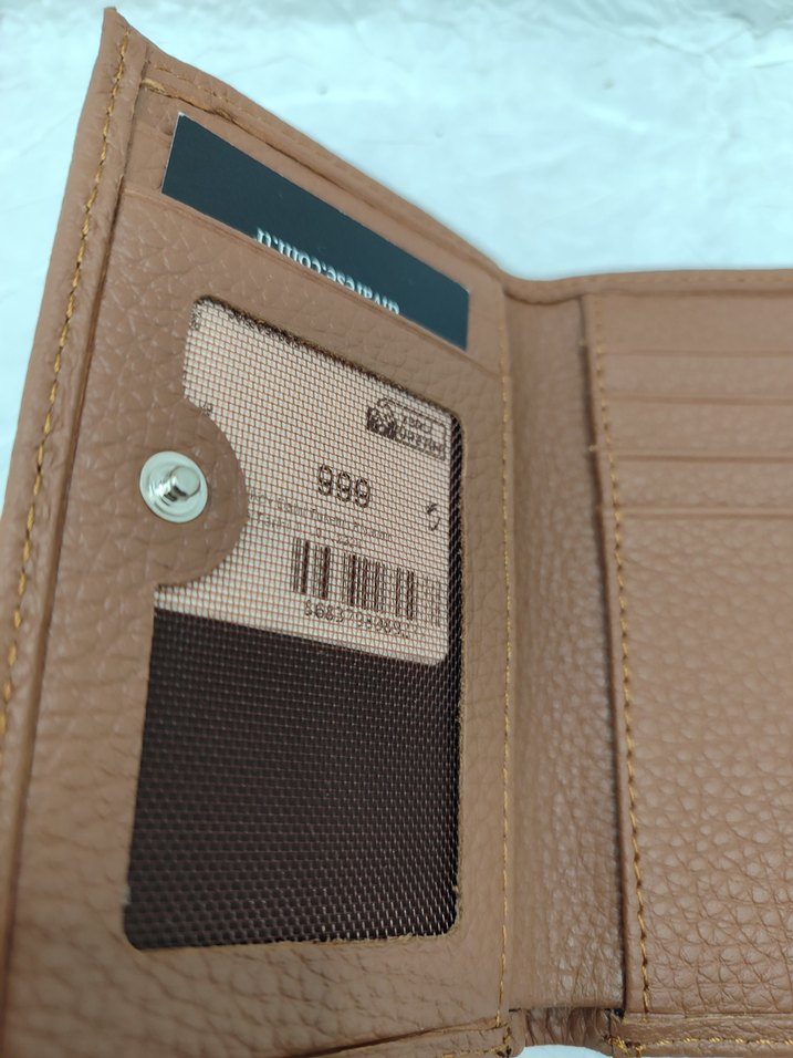 Parlak Kahverengi Minimalist Erkek Cüzdan - Görsel 3