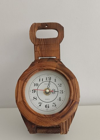 Ahşap Duvar Saati - Görsel 6