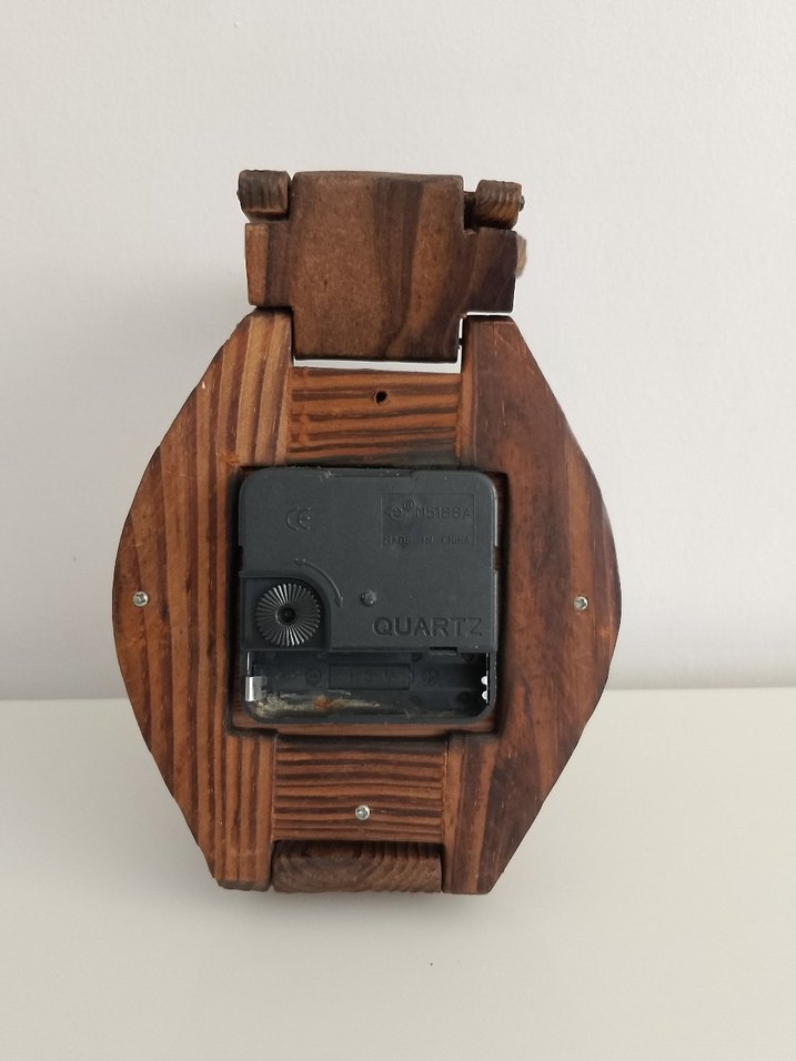 Ahşap Duvar Saati - Görsel 5