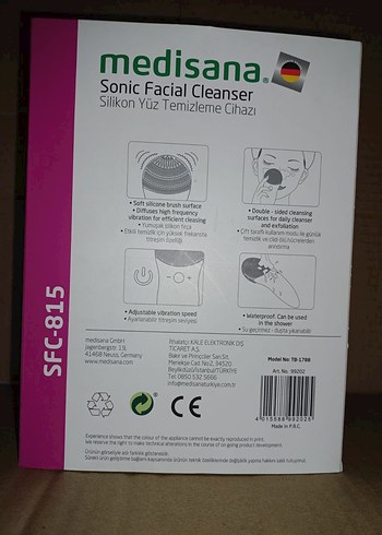 Medisana Pastel Yeşil Silikon Yüz Temizleyici - Görsel 4