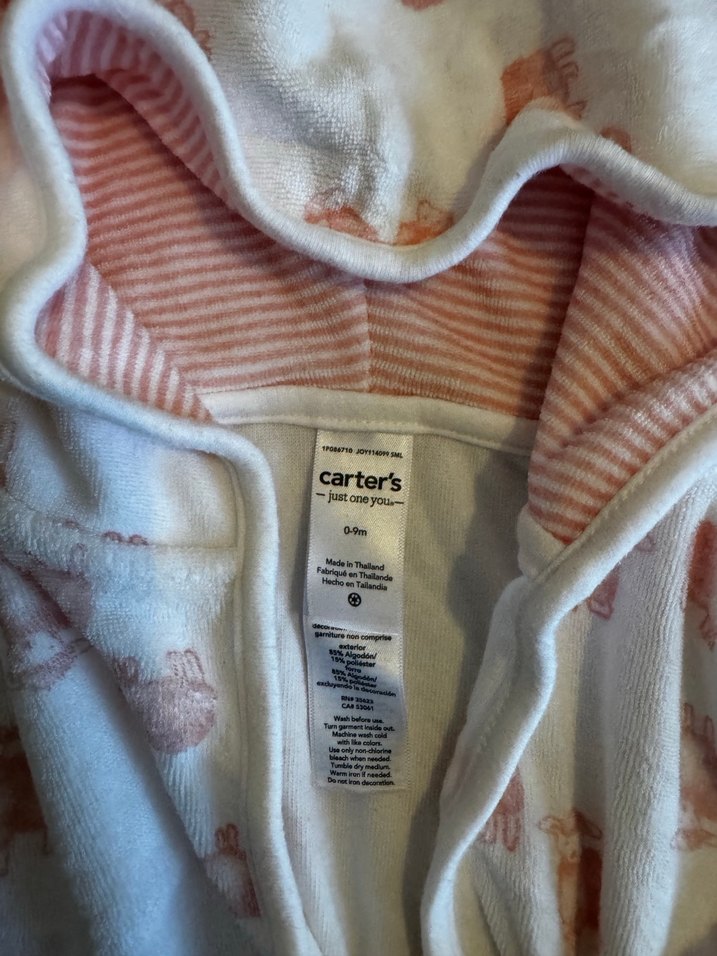 Carters Kapüşonlu Kuzulu Çocuk Bornoz - Görsel 2