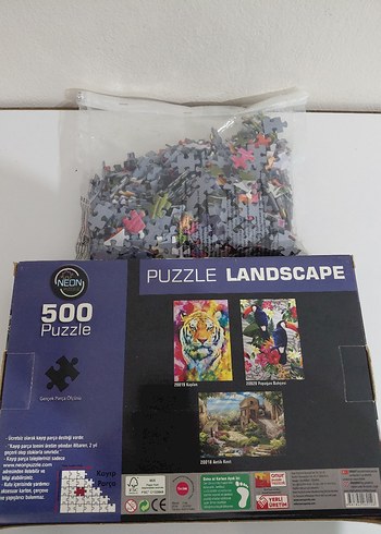 500 Parçalı Tropikal Kuşlar Puzzle - Görsel 2