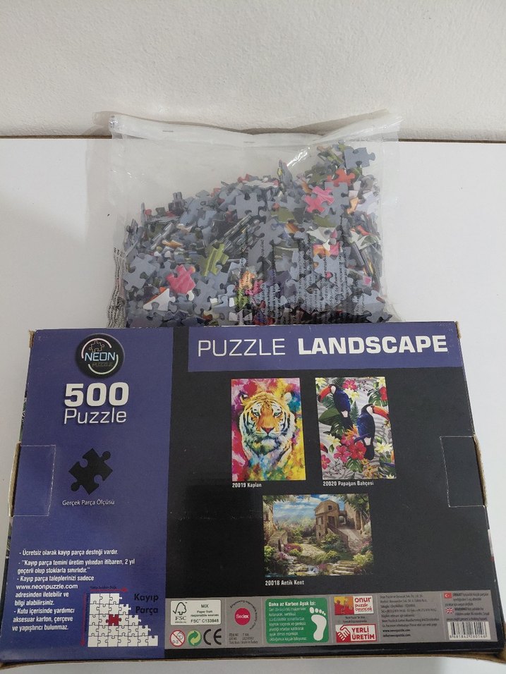 500 Parçalı Tropikal Kuşlar Puzzle - Görsel 2