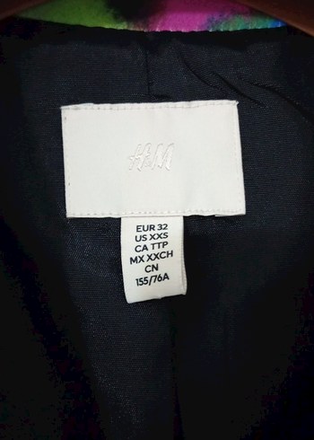 Renkli Batik Desenli Kadın Blazer Ceket - Görsel 6