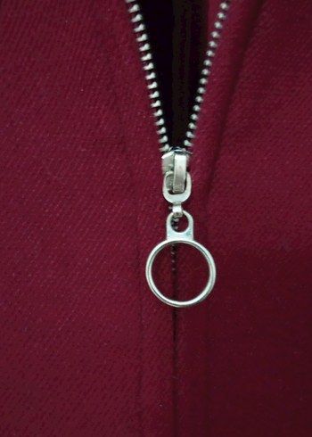 Fermuarlı Bordo Kaban - Görsel 3