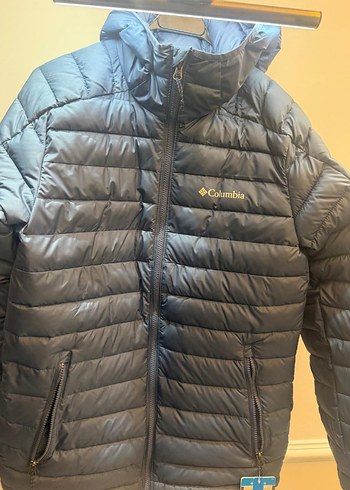 Columbia Siyah Kapusonlu Sisme Mont