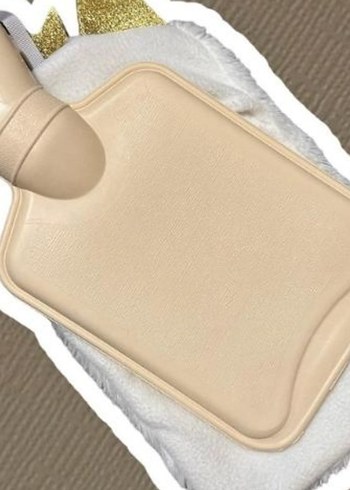 Beyaz Bohem Tarzda Kürklü Kedi Kıyafeti sıcak su torbası - Görsel 2