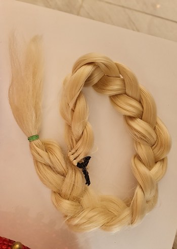 platin gerçek saç Görünümlü Bohem Saç - Görsel 2