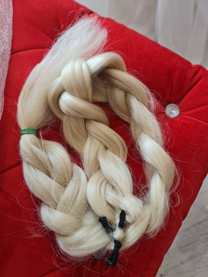 platin gerçek saç Görünümlü Bohem Saç - Görsel 5