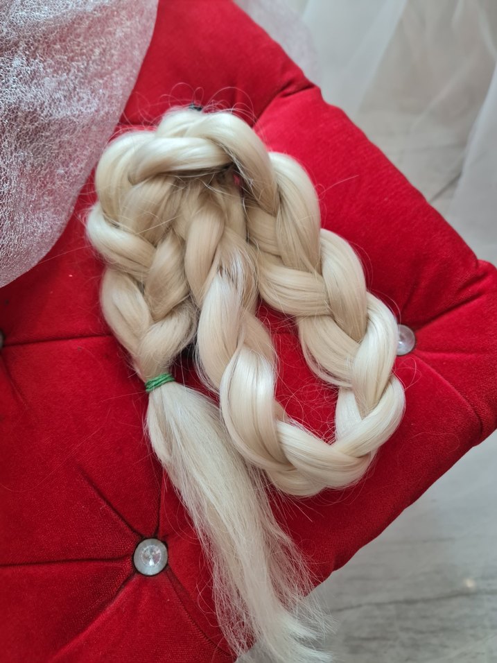 platin gerçek saç Görünümlü Bohem Saç - Görsel 4