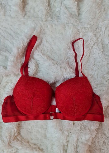 Kırmızı Mini Dantelli Sütyen Takımı - Görsel 5