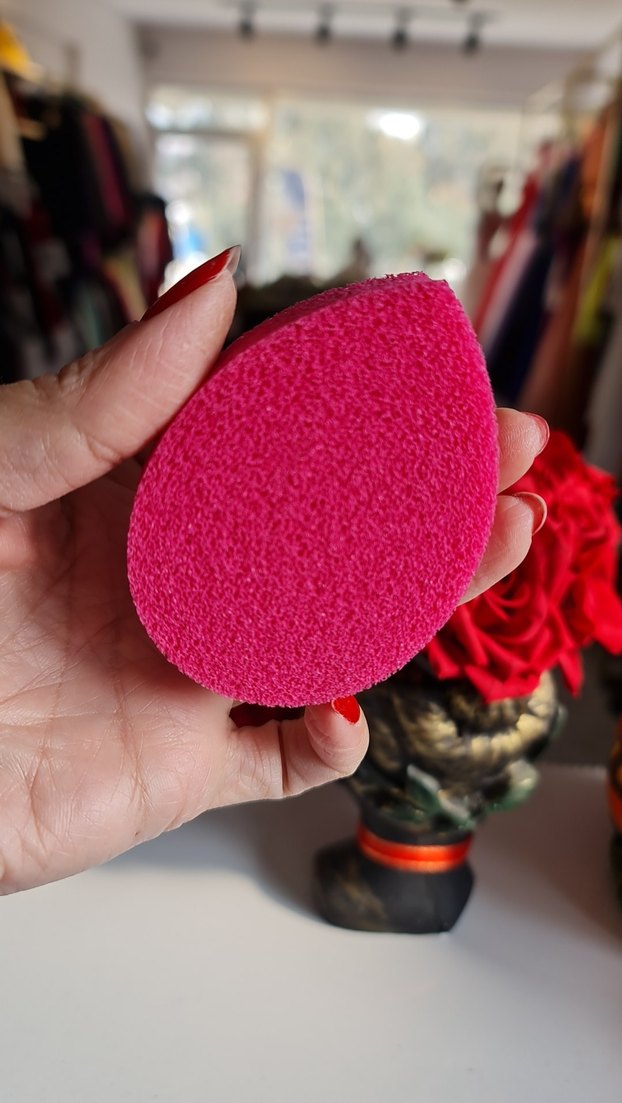Pembe Makyaj Süngeri - Görsel 4