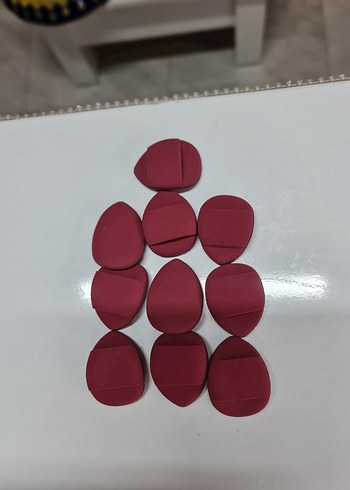 Bordo Makyaj Süngeri Seti - Görsel 4