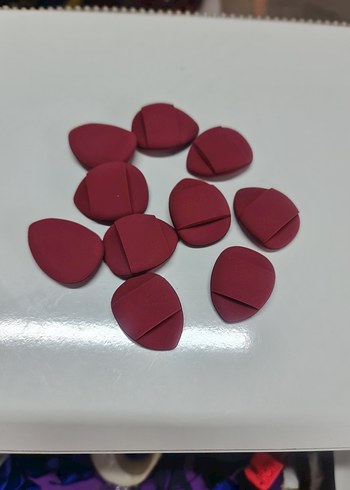 Bordo Makyaj Süngeri Seti - Görsel 6