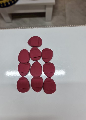 Bordo Makyaj Süngeri Seti - Görsel 5